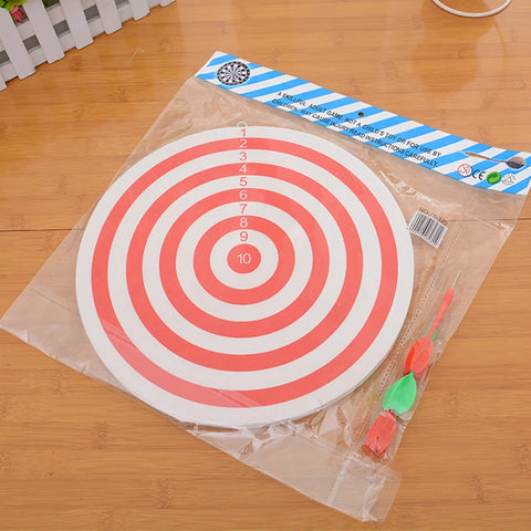 Diameter 29.5 Cm Darts Target With 3 Darts Wall Mounted Two Sides Double-Use Thick Foam Toy Dart Board Game Office Outdoors Game