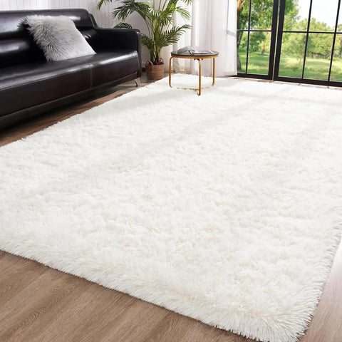 Fluffy Rugs for Bedroom Fuzzy Area Rugs for Living Room Soft Kids Carpet Non Slip Rugs for Hardwood Floors Room Decor