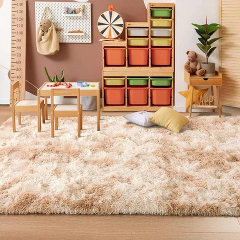 Large Area Rugs for Living Room Bedroom, Fluffy Kids Room Plush Shaggy Nursery Rug Furry Throw Carpets for Boys Girls