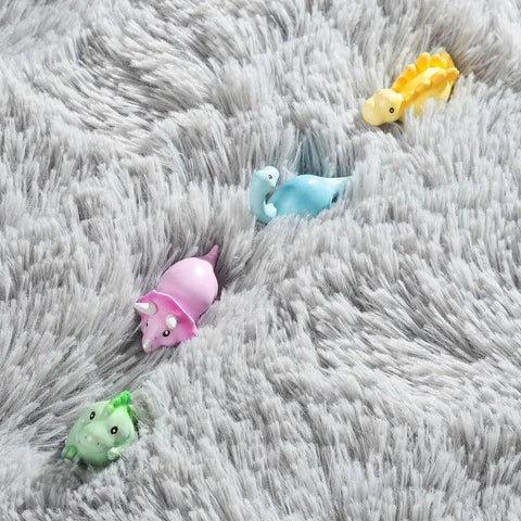 Large Area Rugs for Living Room Bedroom, Fluffy Kids Room Plush Shaggy Nursery Rug Furry Throw Carpets for Boys Girls