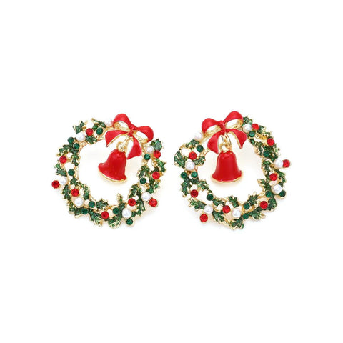 Sweet Christmas Gingerbread Man Earrings 2024 New Year Gifts