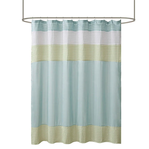 Faux Silk Shower Curtain