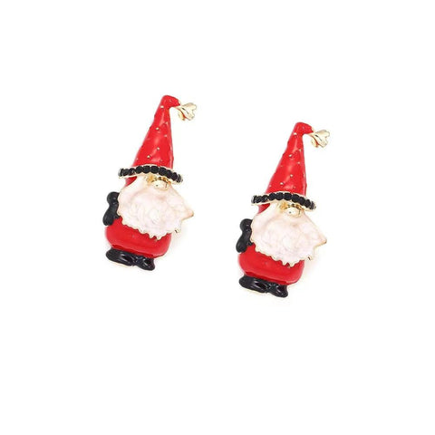 Sweet Christmas Gingerbread Man Earrings 2024 New Year Gifts